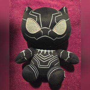 NWOT TY Black Panther Plush Stuffed Animal Marvel Character Toy 6" Collectible
